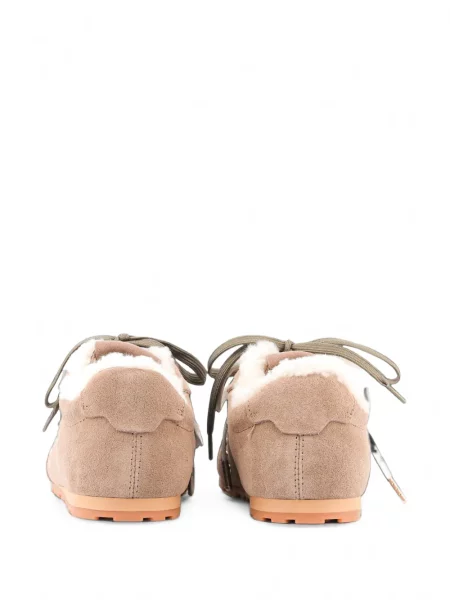 Báránybőr sneaker Nubikk barna