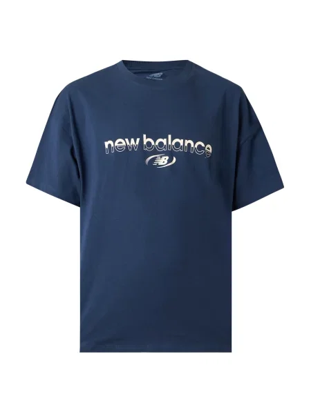 New balance Tricou bleumarin alb