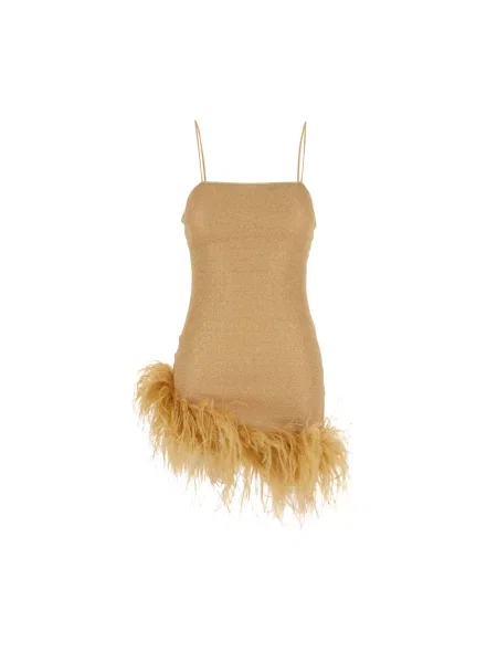 Mała mały sukienka mini Oséree garniturowa żółta