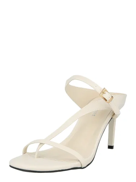 GLAMOROUS Sandale alb