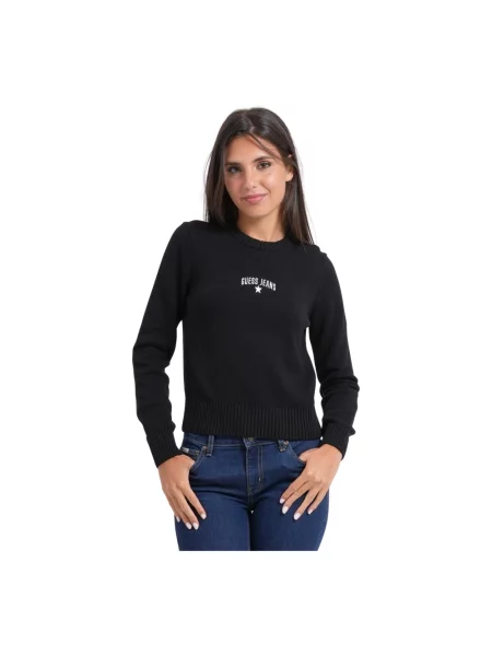 Guess Jeans sweter czarny