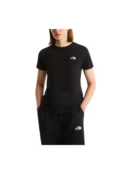 Koszulka The North Face Simple Dome Evolution Slim krótki rękaw czysty XS czarny