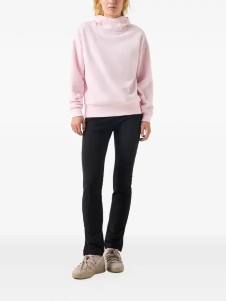 Hanorac cu glugă Bogner Fire+ice din fleece cu autograf roz