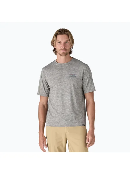 Мъжка риза Patagonia Cap Cool Daily Graphic 73 skyline/feather grey сиво