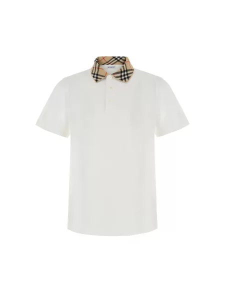 Koszulka polo Burberry biała