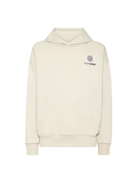Bluza z kapturem Plein Sport z kapturem szara