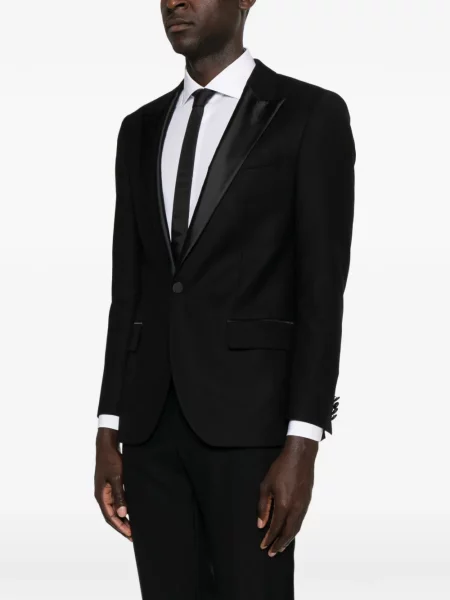 Lung sacou Boss negru
