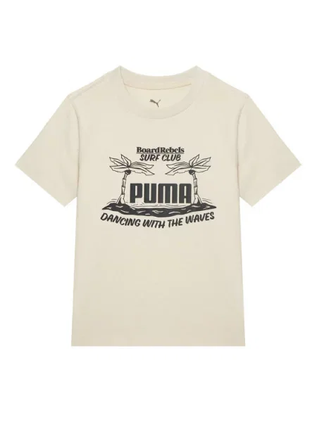 Puma T-Shirt Graphic μπεζ