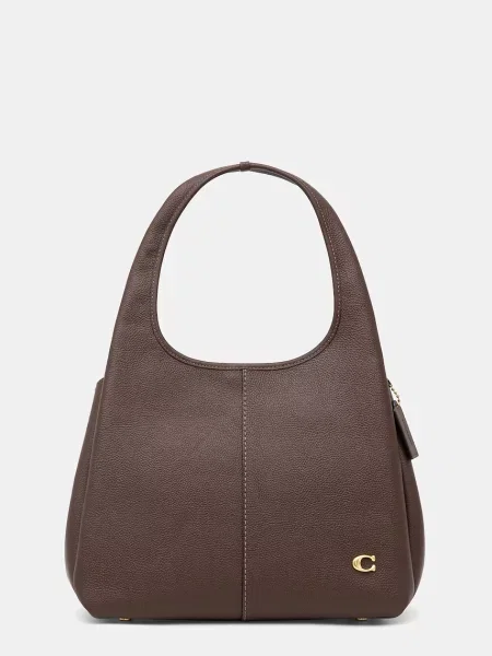 Coach torebka skórzana brązowy