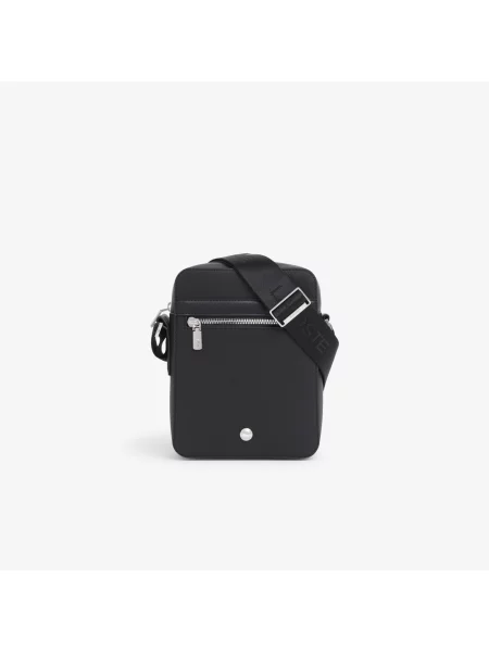 Lacoste Pionowa Torba Typu Satchel Langon Z Materiału Petit Piqué czarna