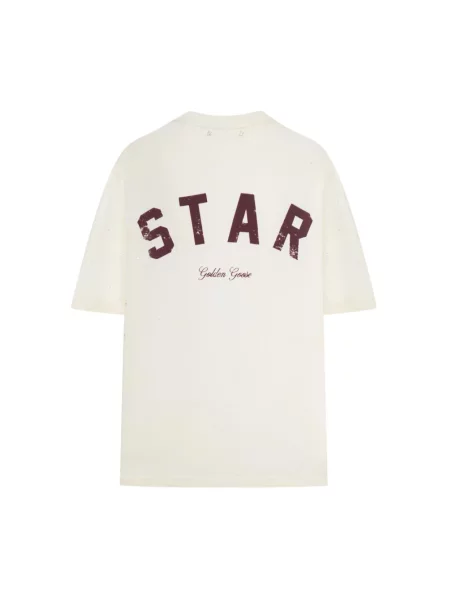 Koszulka Golden Goose beżowa