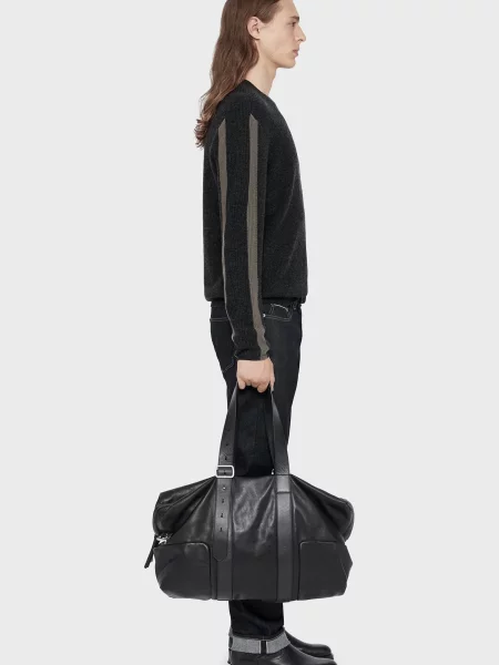 Шерстяной свитер Allsaints черный