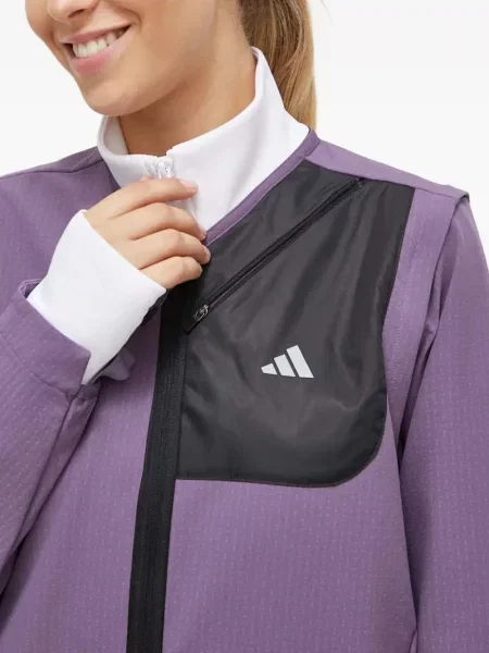 Sneakerși Adidas cu șireturi din dantelă violet