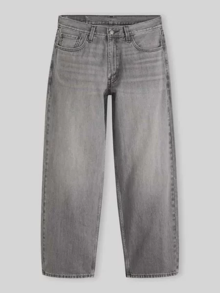 Jeansy o kroju baggy z czystej bawełny z naszywką z logo Levi's