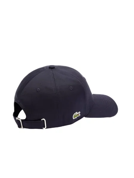LACOSTE Čiapka tmavomodrá / zelená biela