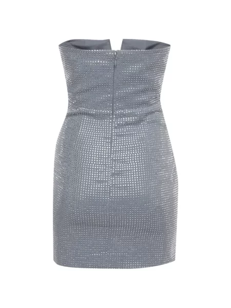 Rochie mini Roland Mouret fără bretele gri