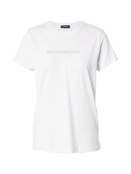 Emporio Armani Tricou gri alb