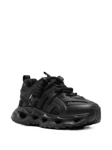 Sneakerși Buffalo din dantelă chunky negru