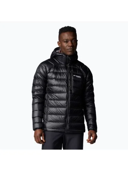 Columbia Arctic Crest Down Hooded Jacket pentru bărbați negru