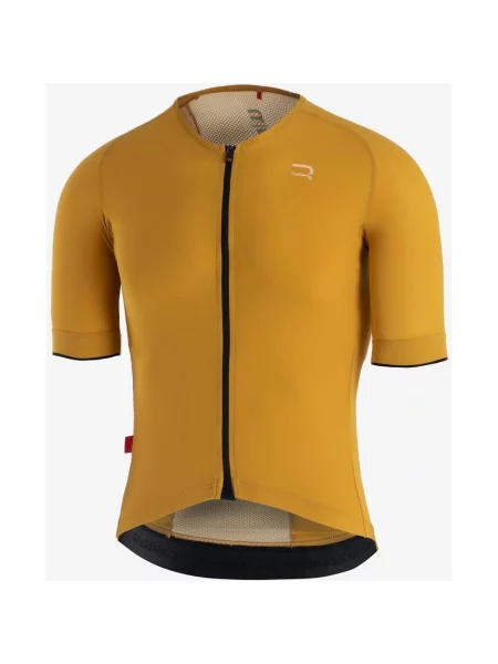Koszulka Finisseur Pro Race Neat z krótkim rękawem ocre XXL żółta