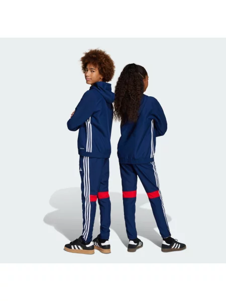 Kalhoty Tiro 25 Essentials Woven Kids červené