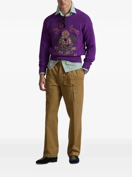 Czapka z daszkiem Polo Ralph Lauren w kratkę z twillu biznesowa niebieska