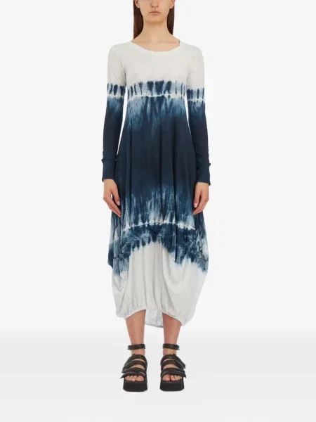 Rochie midi Gilda Midani cu legături de costum albastru