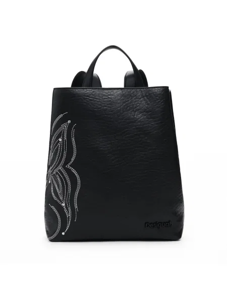 Раница Desigual GOODALL SUMY MINI малък с апликация черно
