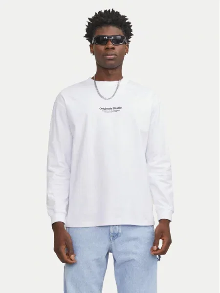 Лонгслів Jack&jones білий