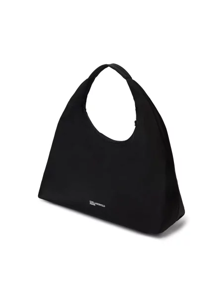 Geanta hobo Karl Lagerfeld Jeans negru