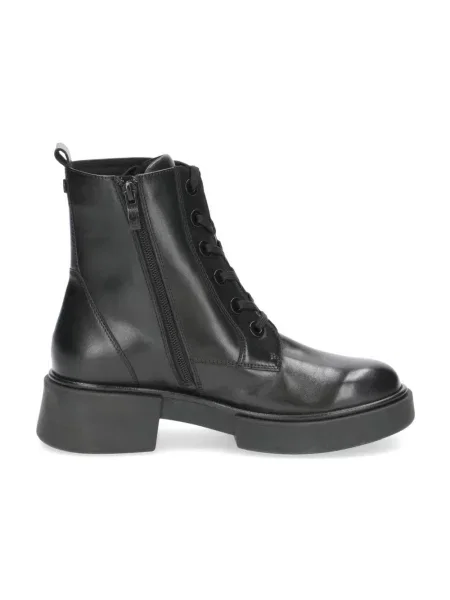Botki Caprice zamszowe casual czarne