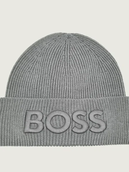 BOSS ORANGE De lână căciulă Afox_R gri