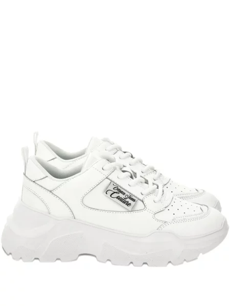 Sneakerși Versace Jeans Couture chunky alb