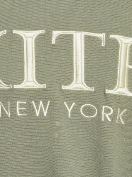 Hanorac Kith cu broderie verde