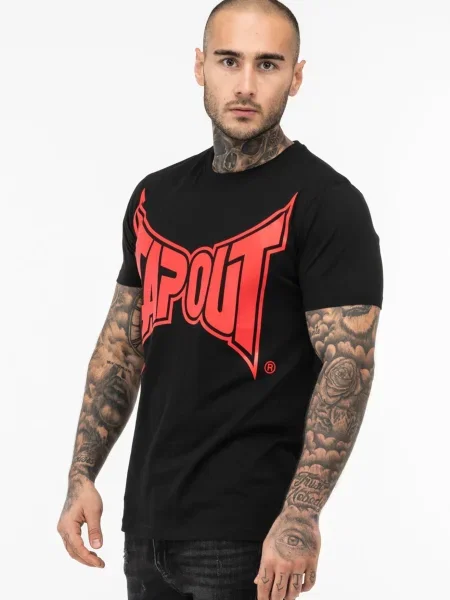 Tapout Tricou sĂ˘ngeriu negru