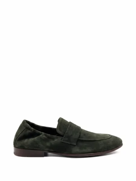 Chiloți Montecore din piele de căprioară slip-on verde