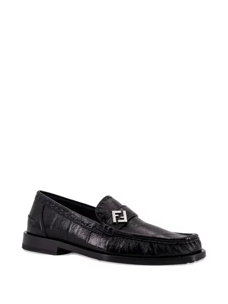 Pantofi loafer Fendi din piele negru
