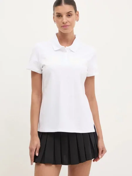 Тениска с яка Dkny бяло