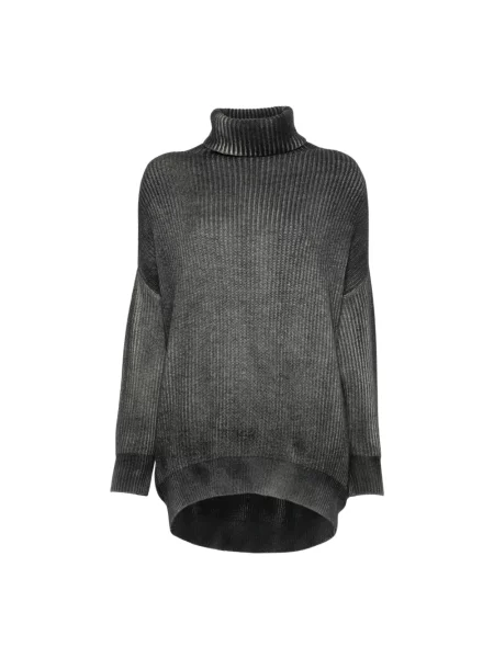 Sweter z golfem Avant Toi z kaszmiru czarny