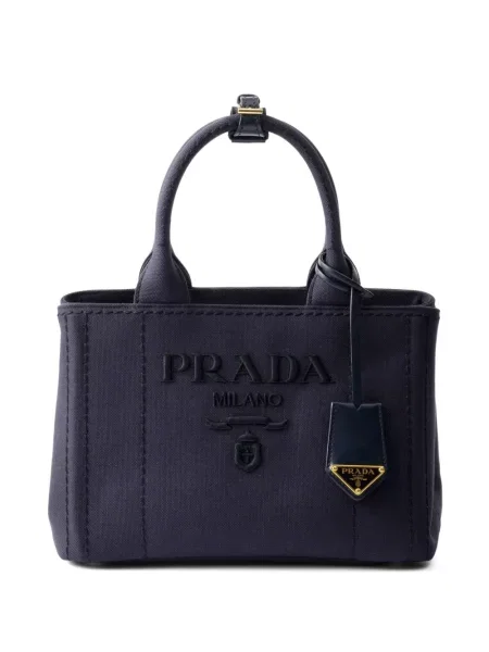 Geantă Prada din canvas albastru