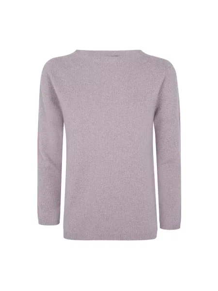 Dzianinowy sweter Fabiana Filippi różowy