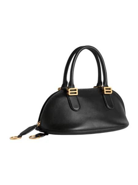 Marynarka Balenciaga skórzana czarna