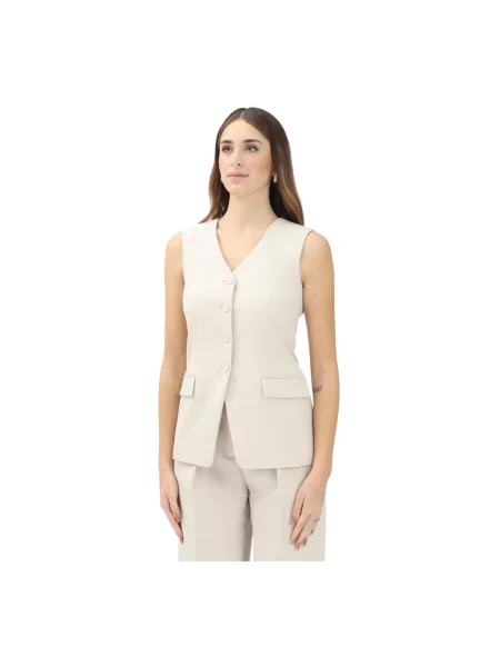 Kamizelka Patrizia Pepe beżowa