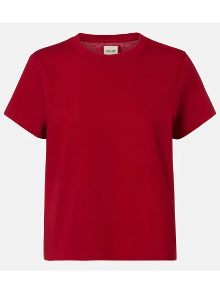Koszulka Khaite z dżerseju czerwona