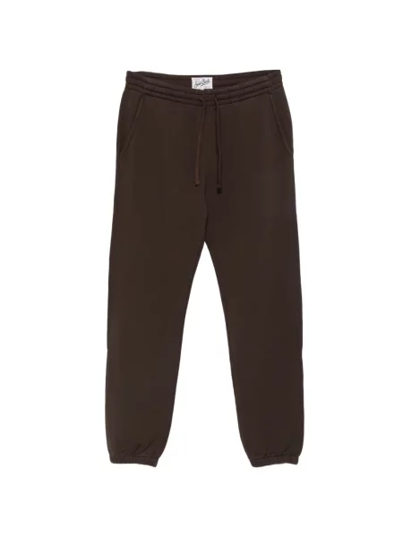 Pantaloni Mc2 Saint Barth alergare cu cordon maro