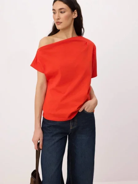 Trendyol Tricou orange roșu