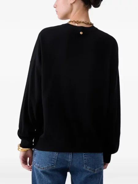 Pulover Liu Jo cu imprimeu geometric negru