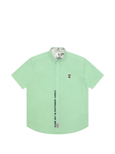 Cămașă Aape By A Bathing Ape cu autograf verde