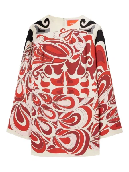 Mała mały sukienka mini La Doublej garniturowa czerwona