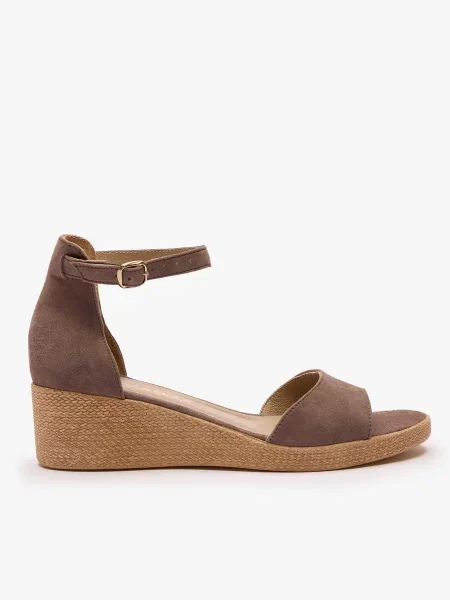 Замшеві Босоніжки RYLKO коричневий